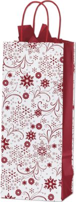 Magical Merriment Wine Shoppers, 5 1/4 x 3 1/2 x 13' - Gifts Baskets Wholesale Supplies Shop