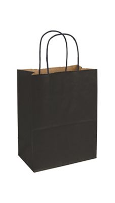 Black Varnish Stripe Shoppers, 8 1/4 x 4 3/4 x 10 1/2' - Gifts Baskets Wholesale Supplies Shop