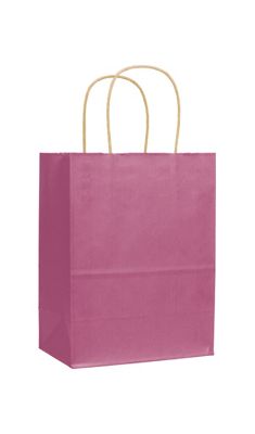 Cerise Varnish Stripe Shoppers, 8 1/4 x 4 3/4 x 10 1/2 - Gifts Baskets Wholesale Supplies Shop