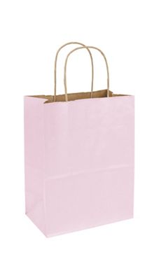 Light Pink Varnish Stripe Shoppers - Gifts Baskets Wholesale Supplies Shop