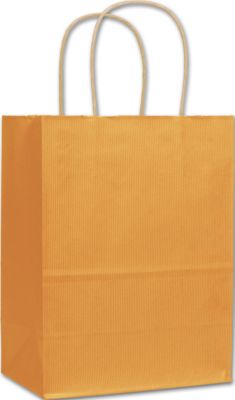 Mimosa Varnish Stripe Shoppers, 8 1/4 x 4 3/4 x 10 1/2' - Gifts Baskets Wholesale Supplies Shop