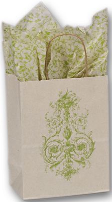 Aloe Floral Trellis Cub Shopper, 8 x 4 3/4 x 10 1/2' - Gifts Baskets Wholesale Supplies Shop