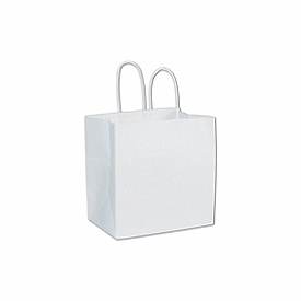 White Paper Shoppers Ruby, 8 x 5 x 8