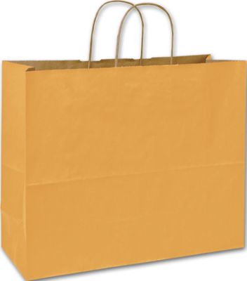 Mimosa Color-on-Kraft Shoppers, 16 x 6 x 12 1/2' - Gifts Baskets Wholesale Supplies Shop
