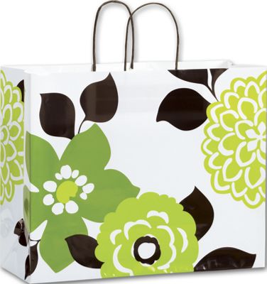 Bold Flower Shoppers, 16 x 6 x 12 1/2' - Gifts Baskets Wholesale Supplies Shop