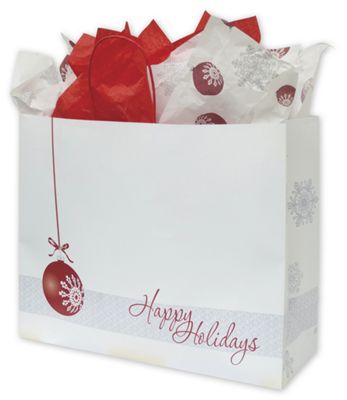 Winter Ball Shoppers, 16 x 6 x 12 1/2' - Gifts Baskets Wholesale Supplies Shop