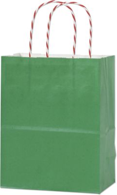 Green Holiday Color-On-Kraft Cub Shoppers, Mini Pack - Gifts Baskets Wholesale Supplies Shop