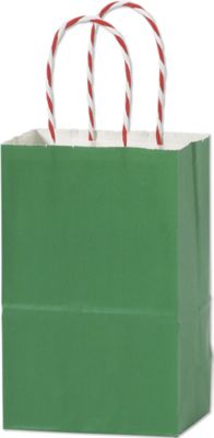 Green Holiday Color-On-Kraft Mini Cub Shoppers, Mini Pack - Gifts Baskets Wholesale Supplies Shop