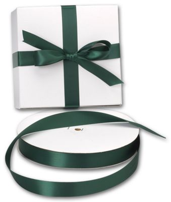 Double Face Forest Satin Ribbon, 7/8' x 100 Yds - Gifts Baskets Wholesale Supplies Shop