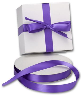 Double Face Pansy Satin Ribbon, 7/8' x 100 Yds - Gifts Baskets Wholesale Supplies Shop