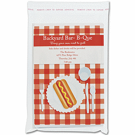 Clear Polypropylene Bags w/ Adhesive Lip, 5 1/4x7 1/4