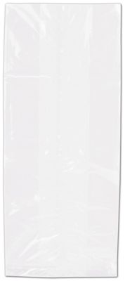 Clear Polypropylene Bags Gusseted, 4 x 9 + 2 3/4 SG