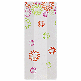 Blooming Dots Cello Bags, 4 x 2 1/2 x 9 1/2