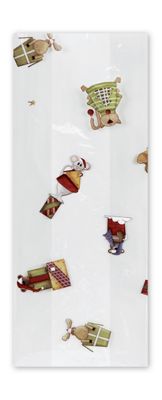 Christmas Critters Cello Bags, 4 x 2 1/2 x 9 1/2' - Gifts Baskets Wholesale Supplies Shop