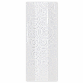 Euro Swirl White Cello Bags, 4 x 2 1/2 x 9 1/2