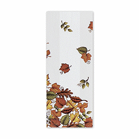 Leaf Pile Cello Bags, 4 x 2 1/2 x 9 1/2
