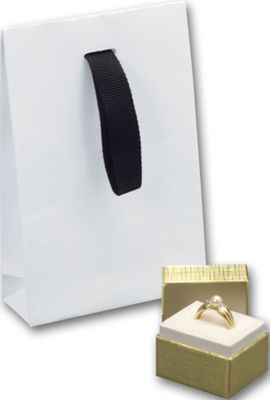 White Gloss Laminated Gift Euros, 4 x 1 1/2 x 6' - Gifts Baskets Wholesale Supplies Shop