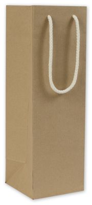 Recycled Kraft Groove Euro-Shoppers, 4 1/2 x 4 1/2 x 14'