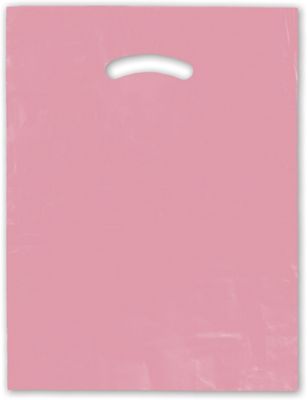 Mauve Die-Cut Handle Bag, 12 x 15' - Gifts Baskets Wholesale Supplies Shop
