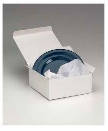 White One-Piece Gift Boxes, 8 x 8 x 3 1/2' - Gifts Baskets Wholesale Supplies Shop