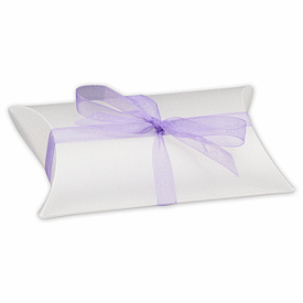 Clear Frosted Pillow Boxes, 3 1/2 x 3 x 1'