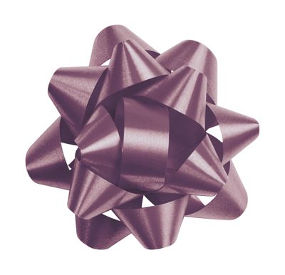 Burgundy Splendorette Star Bows, 14 Loops, 2 3/4' - Gifts Baskets Wholesale Supplies Shop