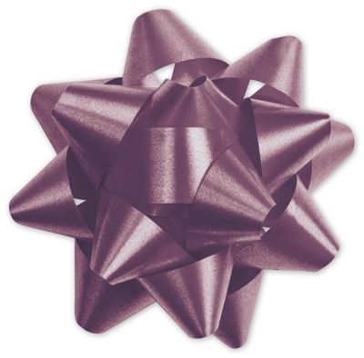Burgundy Splendorette Star Bows, 15 Loops, 3 3/4' - Gifts Baskets Wholesale Supplies Shop