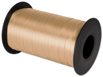 Splendorette Curling Gold Ribbon, 3/16' x 500 Yds - Gifts Baskets Wholesale Supplies Shop