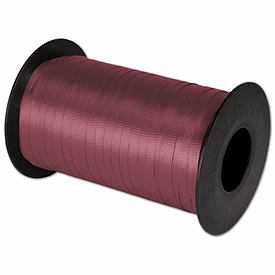 Splendorette Curling Burgundy Ribbon, 3/16