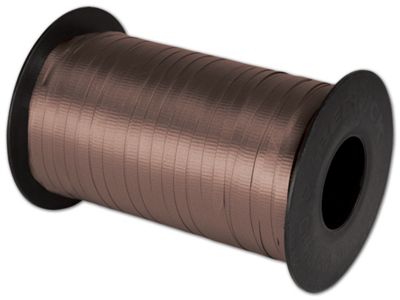 Splendorette Curling Chocolate Ribbon, 3/16' x 500 Yds - Gifts Baskets Wholesale Supplies Shop