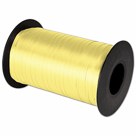 Splendorette Curling Yellow Ribbon, 3/16