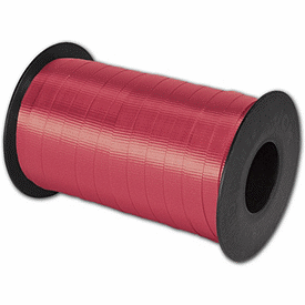 Splendorette Curling Red Ribbon, 3/8