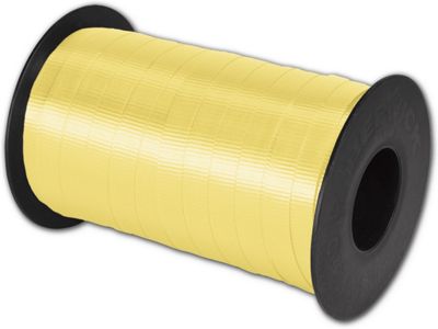 Splendorette Curling Yellow Ribbon, 3/8' x 250 Yds - Gifts Baskets Wholesale Supplies Shop