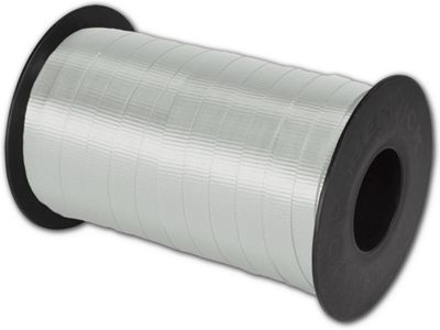 Splendorette Curling Silver Ribbon, 3/8' x 250 Yds - Gifts Baskets Wholesale Supplies Shop