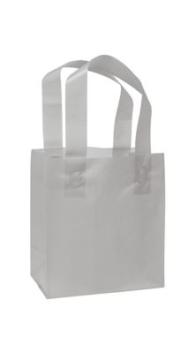 Silver Frosted High Density Shopper - Gifts Baskets Wholesale Supplies Shop
