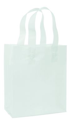 Ocean Frosted High Density Shoppers, 8 x 4 x 10' - Gifts Baskets Wholesale Supplies Shop