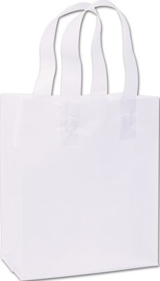 Lilac Frosted High Density Shoppers, 8 x 4 x 10' - Gifts Baskets Wholesale Supplies Shop