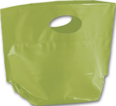 Apple Green Metro Sak Bags, 9 x 7' + 4' Bottom Gusset - Gifts Baskets Wholesale Supplies Shop