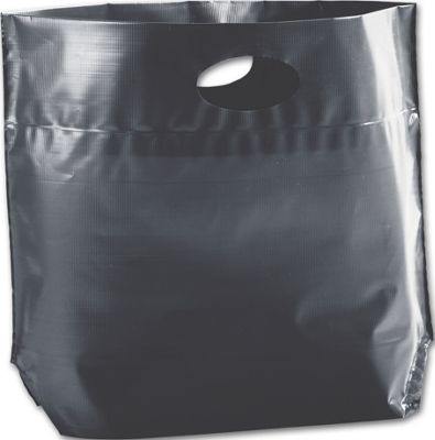 Metro Black Metro Sak Bags, 16 x 13' + 5' Bottom Gusset - Gifts Baskets Wholesale Supplies Shop
