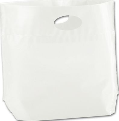 Pristine White Metro Sak Bags, 16 x 13' + 5' Bottom Gusset - Gifts Baskets Wholesale Supplies Shop