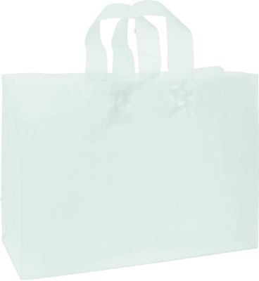 Ocean Frosted High Density Shoppers, 16 x 6 x 12' - Gifts Baskets Wholesale Supplies Shop