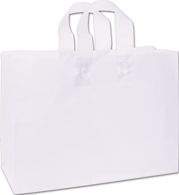 Lilac Frosted High Density Shoppers, 16 x 6 x 12' - Gifts Baskets Wholesale Supplies Shop