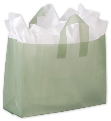 Willow Frosted High Density Shoppers, 16 x 6 x 12' - Gifts Baskets Wholesale Supplies Shop