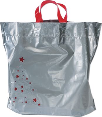 Holiday Tree/Snowflake Low Density Bags, 16 x 6 x 15' - Gifts Baskets Wholesale Supplies Shop