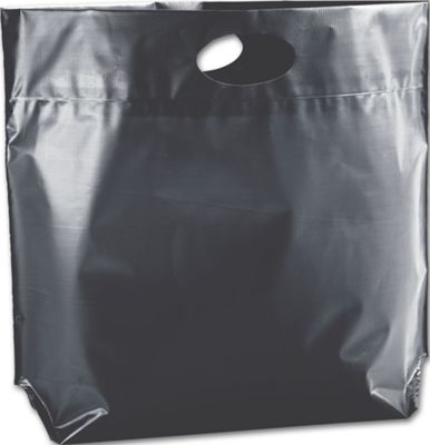 Metro Black Metro Sak Bags, 20 x 17' + 5' Bottom Gusset - Gifts Baskets Wholesale Supplies Shop