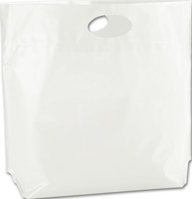 Pristine White Metro Sak Bags, 20 x 17' + 5' Bottom Gusset - Gifts Baskets Wholesale Supplies Shop