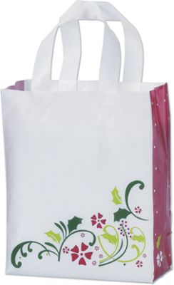 Holidazzle Frosted Shoppers, 8 x 4 x 10', Mini Pack - Gifts Baskets Wholesale Supplies Shop