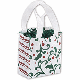 Deck the Halls Shoppers, 6 1/2 x 3 1/2 x 6 1/2", Mini Pack