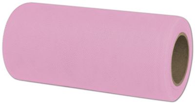 Tulle Paris Pink Ribbon, 6 x 25 Yds
