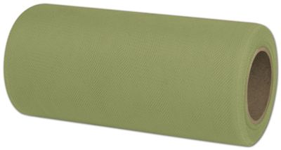 Tulle Olive Ribbon, 6' x 25 Yds - Gifts Baskets Wholesale Supplies Shop